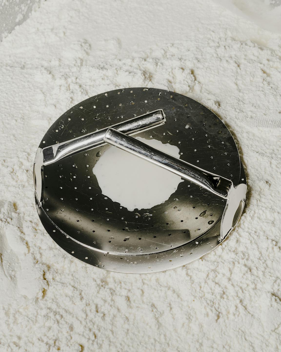A cheesemaking tool.